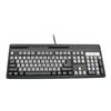 Unitech America POS Keyboard KP3700 - Keyboard - AT, PS/2 - 104 keys - black KP3700-T2PBE